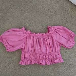 Zara pink top
